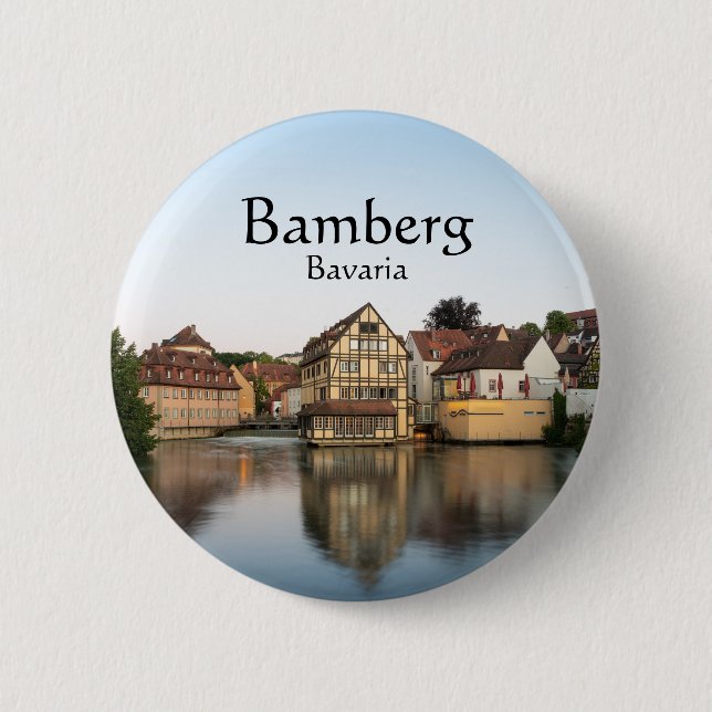 Bamberg Germany 2 Inch Round Button (Front)