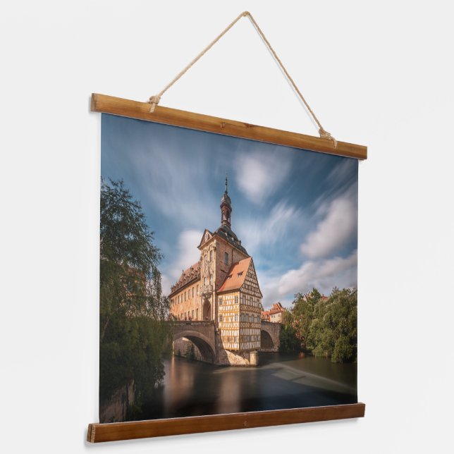 Bamberg Germany Hanging Tapestry (Angled)