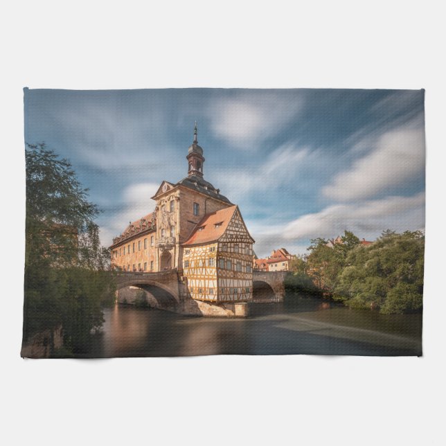 Bamberg Germany Kitchen Towel (Horizontal)