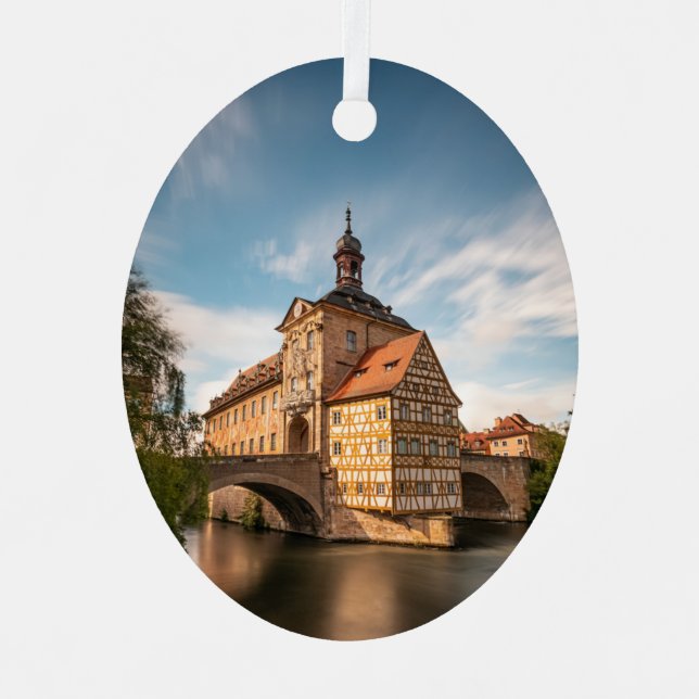 Bamberg Germany Metal Ornament (Front)