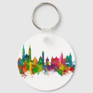 Bamberg Germany Skyline Keychain