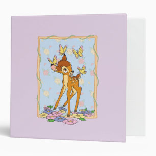 Bambi and Butterflies Binder