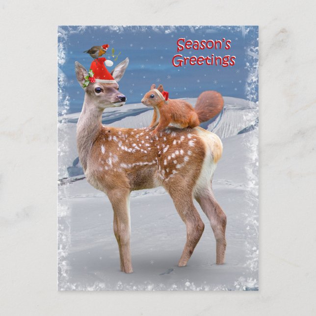 Bambi and Friends Postcard (Front)