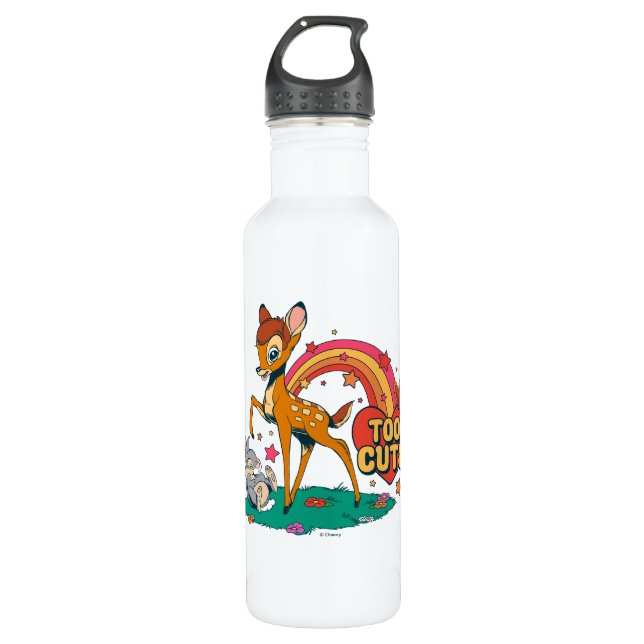 Bambi and Friends | Too Cute 710 Ml Water Bottle (Front)
