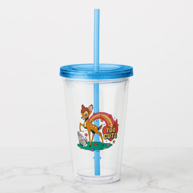 Bambi and Friends | Too Cute Acrylic Tumbler (Front)