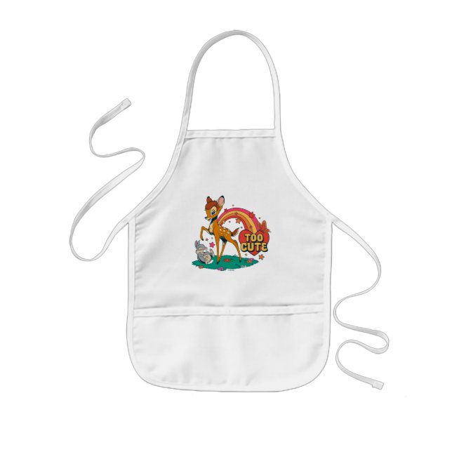 Bambi and Friends | Too Cute Kids Apron (Front)