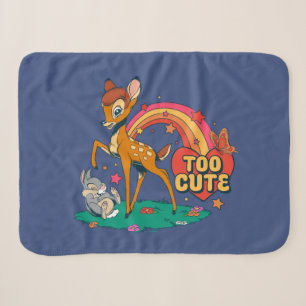 Bambi and Friends   Too Cute Sherpa Blanket