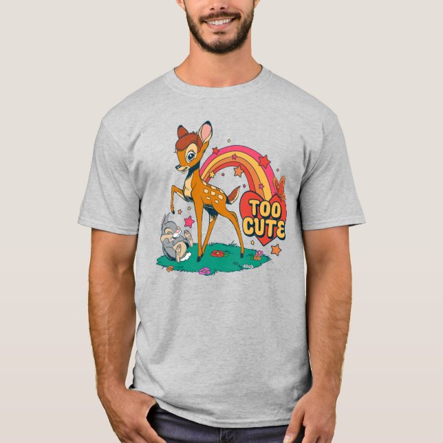 Bambi and Friends | Too Cute T-Shirt (Front)