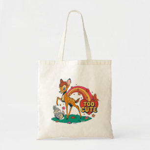 Bambi and Friends Too Cute Tote Bag