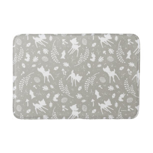 Bambi "Deer To My Heart" Forest Graphic Bath Mat
