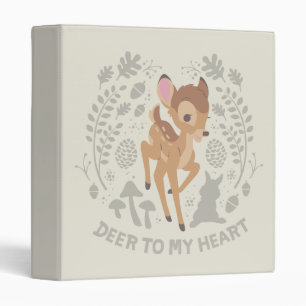 Bambi "Deer To My Heart" Forest Graphic Binder