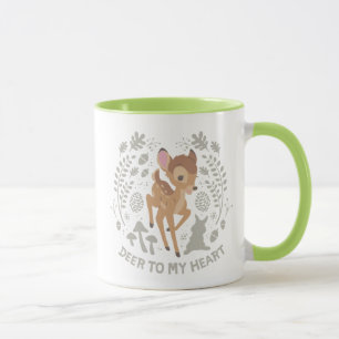 Bambi "Deer To My Heart" Forest Graphic Mug