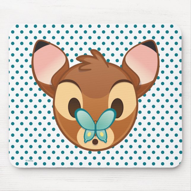 Bambi Emoji Mouse Pad (Front)