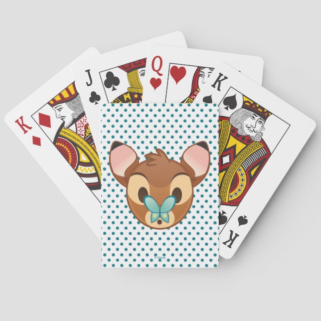 Bambi Emoji Playing Cards (Back)