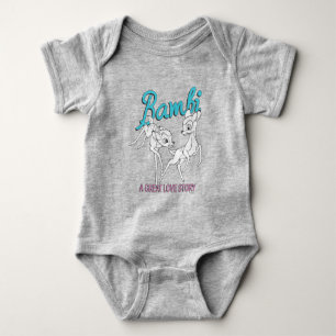 Bambi & Faline "A Great Love Story" Baby Bodysuit