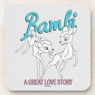 Bambi & Faline "A Great Love Story" Coaster