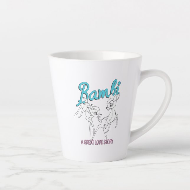 Bambi & Faline "A Great Love Story" Latte Mug (Right)