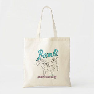 Bambi & Faline "A Great Love Story" Tote Bag