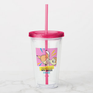 Bambi & Faline "Fawned Of You My Deer" Acrylic Tumbler