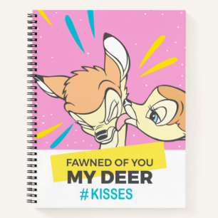 Bambi & Faline "Fawned Of You My Deer" Notebook