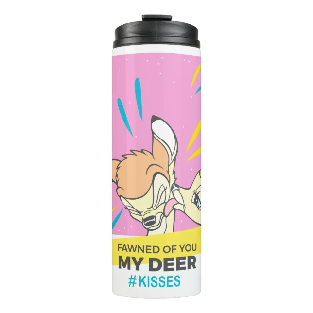 Bambi & Faline "Fawned Of You My Deer" Thermal Tumbler (Front)