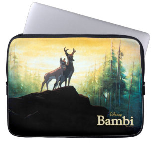Bambi & Faline On Cliff Laptop Sleeve