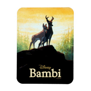 Bambi & Faline On Cliff Magnet