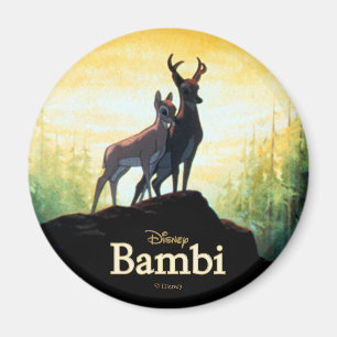 Bambi & Faline On Cliff Magnet