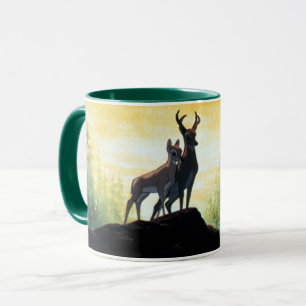 Bambi & Faline On Cliff Mug
