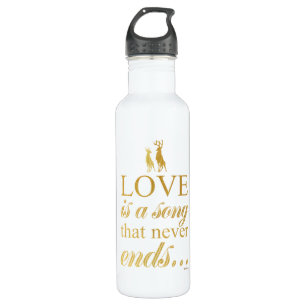 Bambi & Father "Love Is A Song That Never Ends" 710 Ml Water Bottle