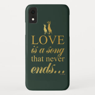 Bambi & Father "Love Is A Song That Never Ends" iPhone XR Case