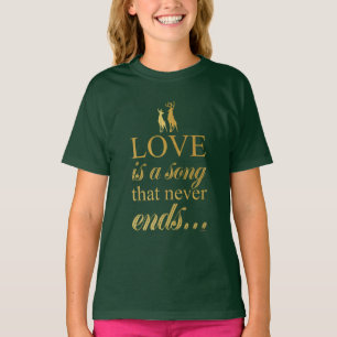 Bambi & Father "Love Is A Song That Never Ends" T-Shirt