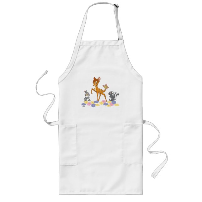 Bambi & Friends Long Apron (Front)