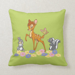 Bambi & Friends Throw Pillow