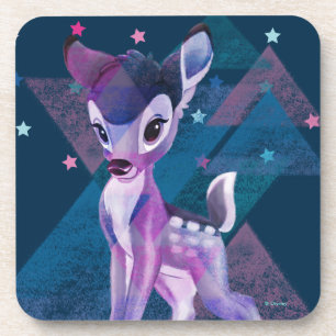 Bambi Geometric Aurora Graphic Coaster