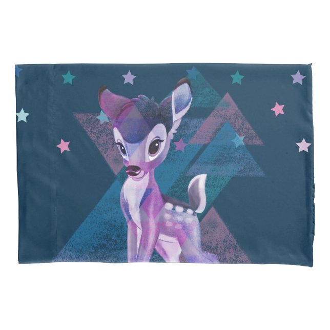 Bambi Geometric Aurora Graphic Pillowcase (Front)