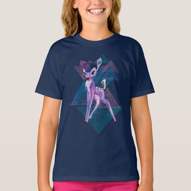 Bambi Geometric Aurora Graphic T-Shirt (Front)