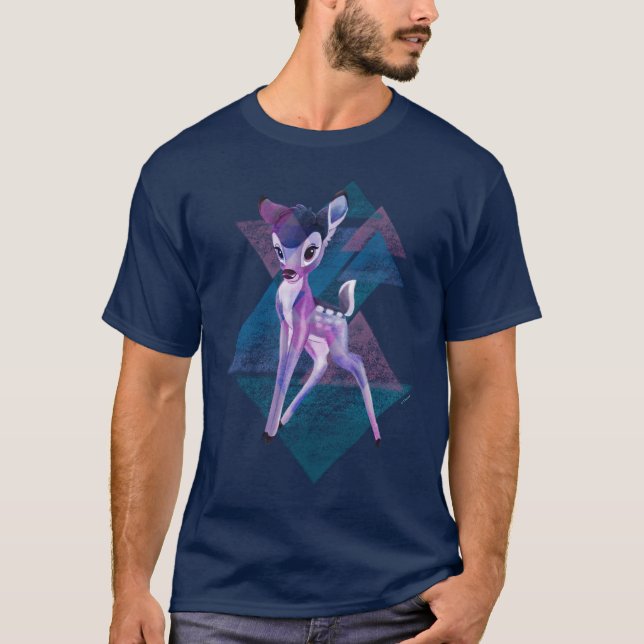 Bambi Geometric Aurora Graphic T-Shirt (Front)