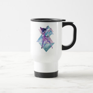 Bambi Geometric Aurora Graphic Travel Mug