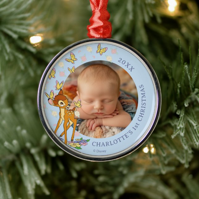 Bambi Holiday Wish Metal Ornament (Tree)