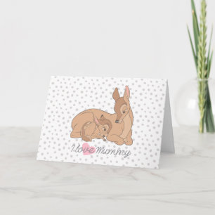 Bambi I Love Mummy Card