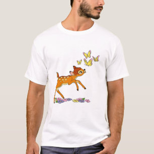 Bambi playing with butterflies T-Shirt