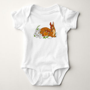 Bambi Resting With His Mother Baby Bodysuit