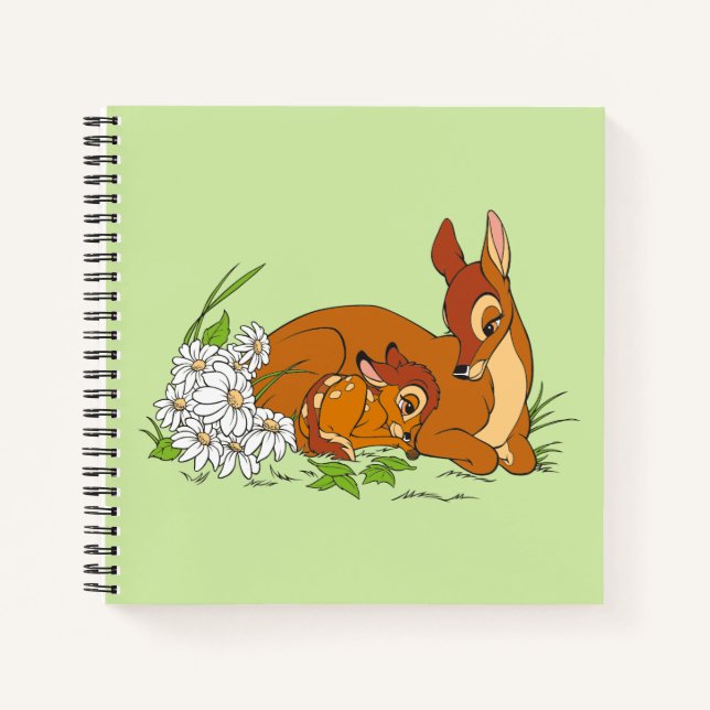 Bambi Resting With His Mother Notebook (Front)