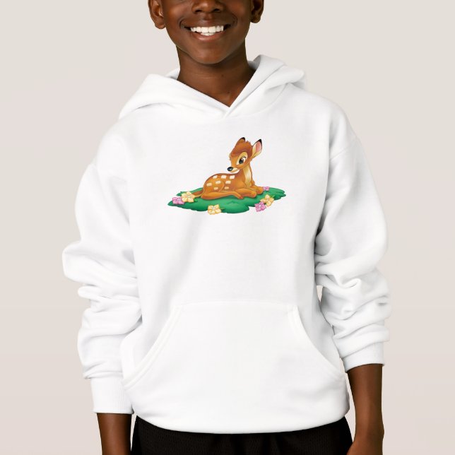 Bambi sitting on the grass (Front)
