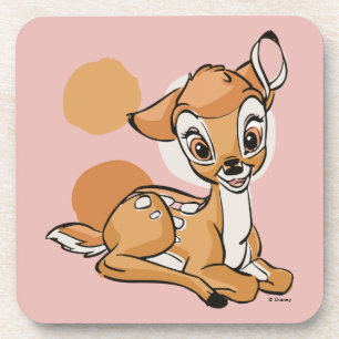 Bambi Sitting With A Smile Coaster