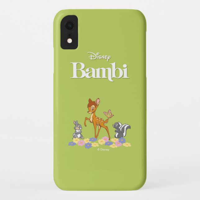 Bambi, Thumper and Flower playing in the flowers Case-Mate iPhone Case (Back)