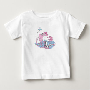 Bambi, Thumper, and Flower with Butterfly Baby T-Shirt