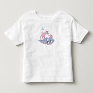 Bambi, Thumper, and Flower with Butterfly Toddler T-shirt
