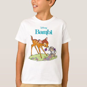 Bambi & Thumper Eating Clover Blossoms T-Shirt